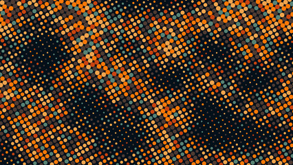 Colorful Abstract Background Circles Halftone