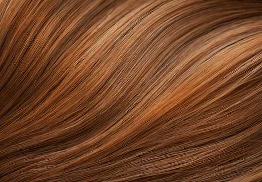 Extreme Close up of Auburn Hair
