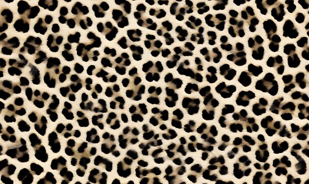 leopard texture real cat hair gray background