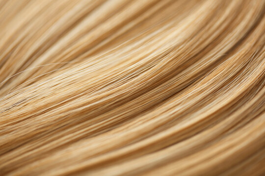 Extreme Close up of Blonde Hair
