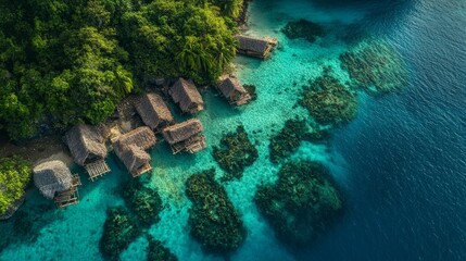 Serene Palauan Tinaktak in Coastal Village: Tropical Escape from Above