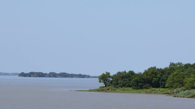 Riverbank Scene in Blaye, France