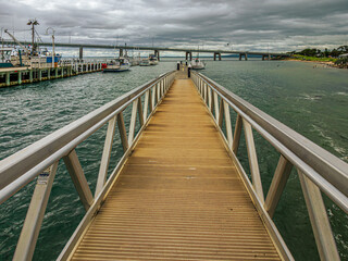 View Along Lower Landing To Bridge