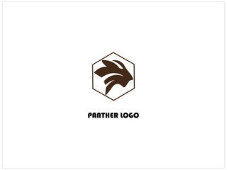 The panther logo design, vector ,emblem icon and illustration .