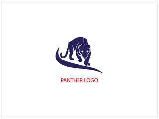 The panther logo design, vector ,emblem icon and illustration .