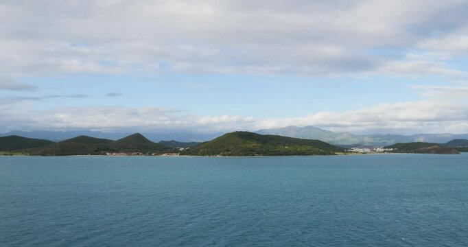 Panoramic view of Noumea, New Caledonia.