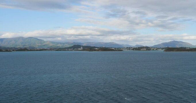 Panoramic view of Noumea, the capital and largest city of the French special collectivity of New Caledonia.