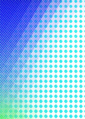 Fototapeta premium Blue dots pattern vertical background, Usable for social media, story, poster, banner, events, template and online web online ads