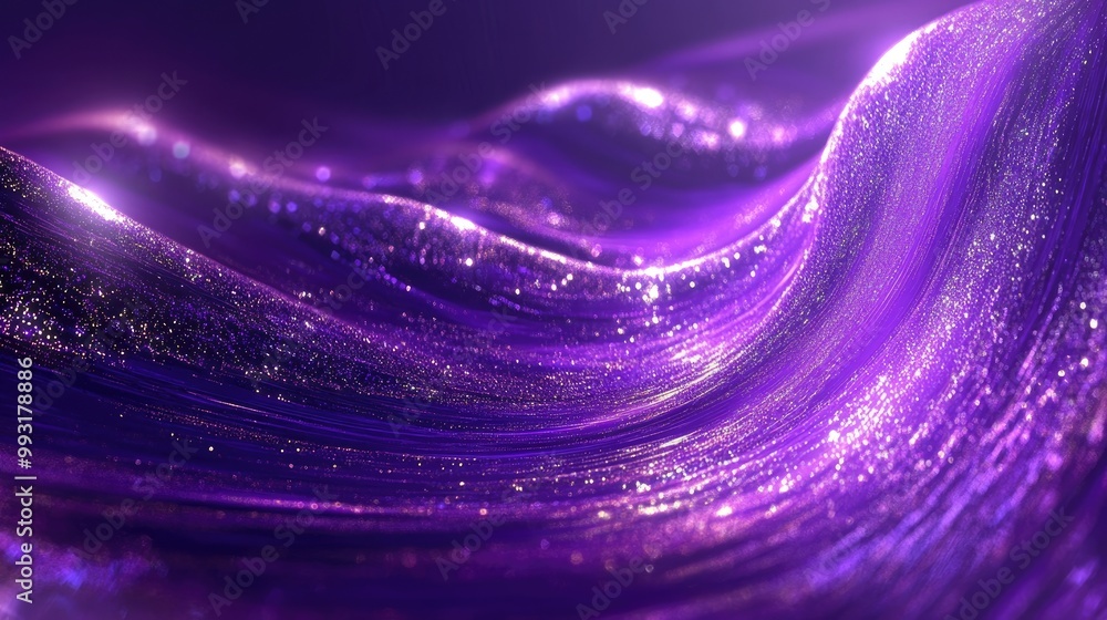 Aufkleber abstract violet purple background featuring illuminated foil with a distorted design