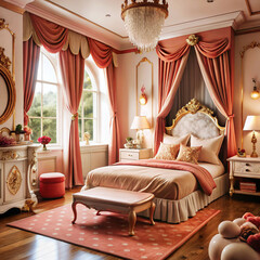 luxury hotel bedroom