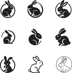 Rabbit Icons A Collection of Vector Graphics

