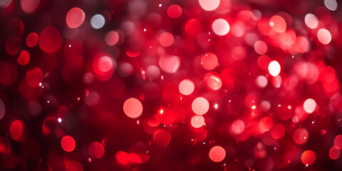  Abstract Red and Gold Bokeh Lights Background