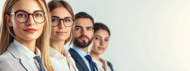 Confident Business Team in Modern Office Environment