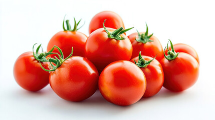 tomatoes isolated on white background