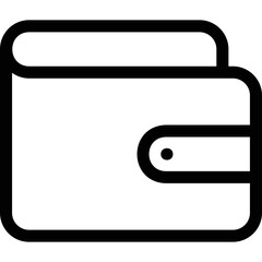 Simple vector icon wallet
