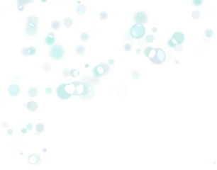 Snow on a transparent background. White blue decorative elements.