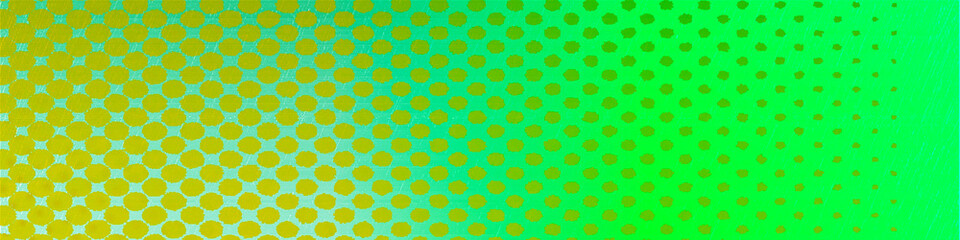 Green dots pattern panorama background with blank space for Your text or image, usable for social media, story, banner, poster, Ads, events, party, celebration, and various design works