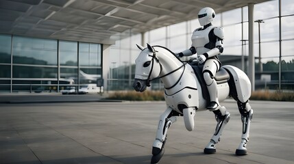 Obraz premium horse and rider