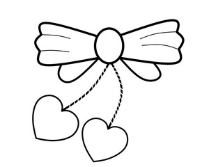 aesthetic heart sketch, a unique doodle for romantic design