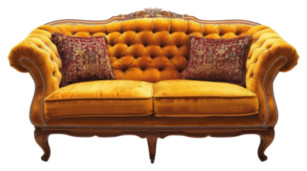 PNG Sofa furniture white background architecture.