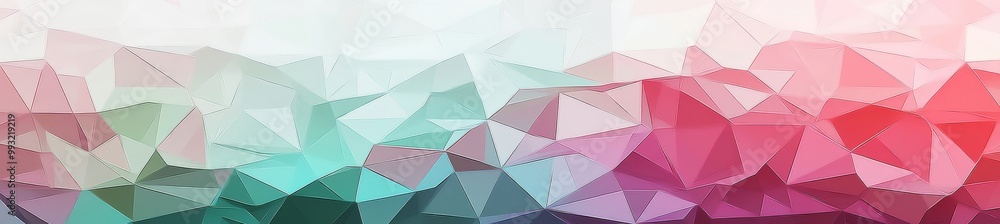 Poster triangulated polygonal pattern. modern triangular design. abstract low-poly texture.
