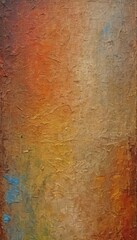 Naklejka premium canvas with an abstract image of paint drips in warm colors. phone wallpaper. ai generated