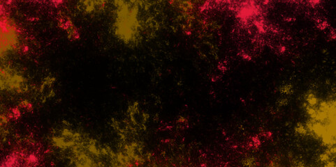 red and orange  colorful dark grunge background. Colorful Stained stony rusty wall background. Vintage paper textured aquarelle. Indigo Black texture of iron concrete texture sand tile dirt old rough.