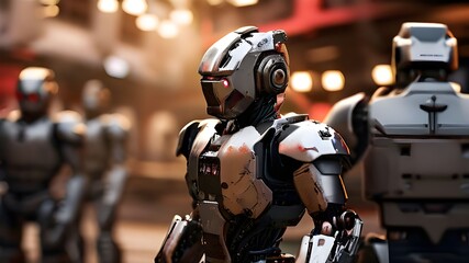 Robots in professional environments, ai professional 
