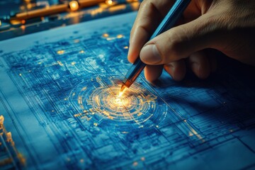 Drawing a Circuit with a Glowing Pencil