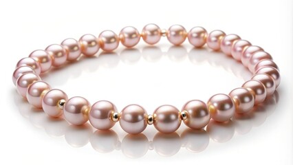 Obraz premium white pearl necklace