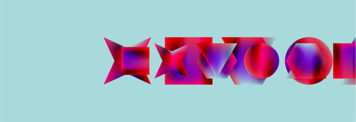 Fluid color geometric shapes abstract background. Vector Illustration For Wallpaper, Banner, Background, Card, Book Illustration, landing page