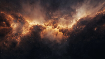 Fototapeta premium Abstract star nebula. Stardust. Deep space. AI generated.