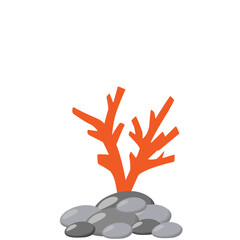 Fototapeta premium Underwater Coral Vector