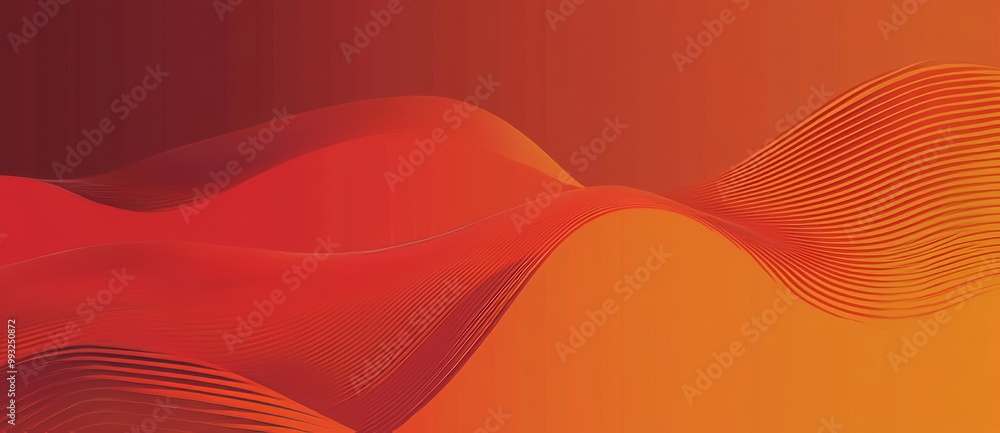 Poster an abstract background with a vibrant gradient in striped design. a dynamic 2d illustration of moder