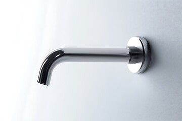 The kitchen water crane is isolated