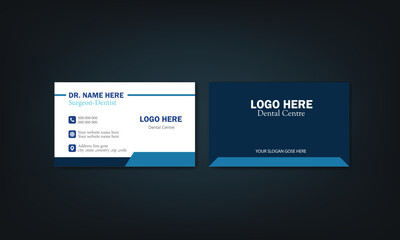 Modern business card design template