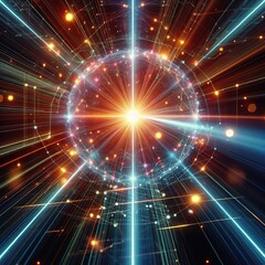 Obraz premium fractal realms abstraction