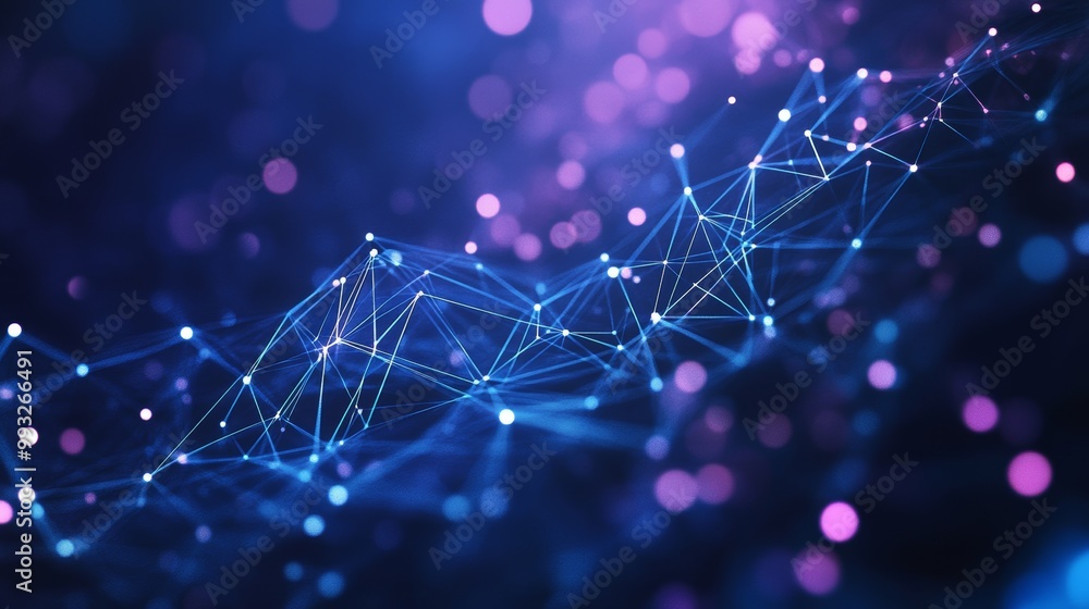 Aufkleber business concept of big data. digital neural network. stock introduction. future cyberspace. abstrac