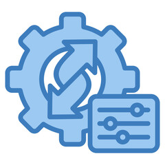 Change Management Icon Element For Design