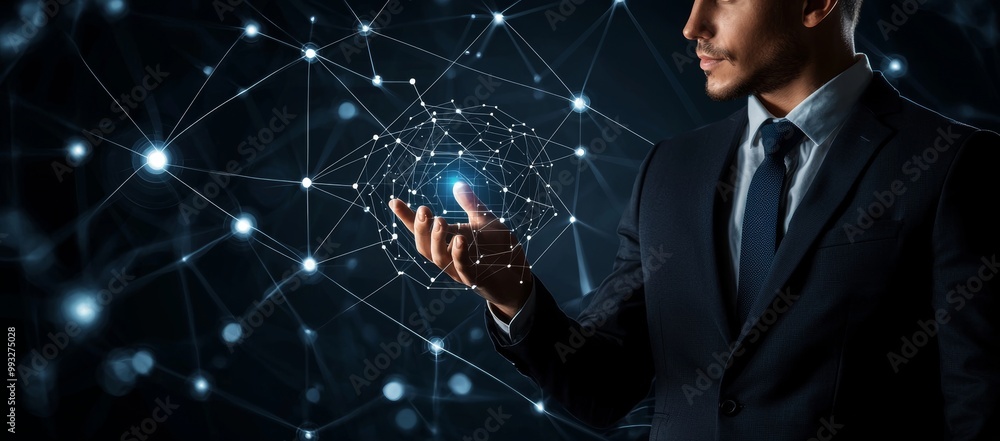 Poster a digital transformation, iot, internet of things, and software technology development concept. a so