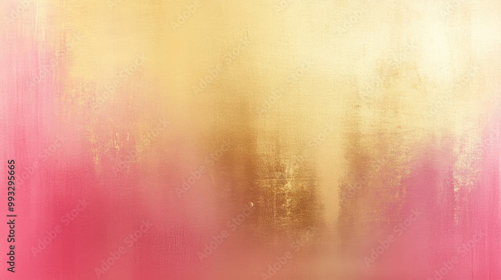 Poster beautiful gradient transitioning from pink to gold, creating stylish and elegant backdrop. this arti