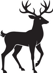 Deer Vector Silhouette illustration Design