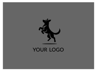 Portrait of a German Shepherd Dog Vector isolated on white and coloring background Dog Silhouettes and dog logo design vector illustration.