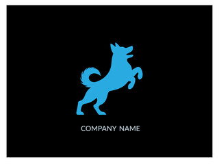 Portrait of a German Shepherd Dog Vector isolated on white and coloring background Dog Silhouettes and dog logo design vector illustration.