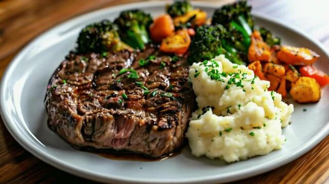 meat with rice