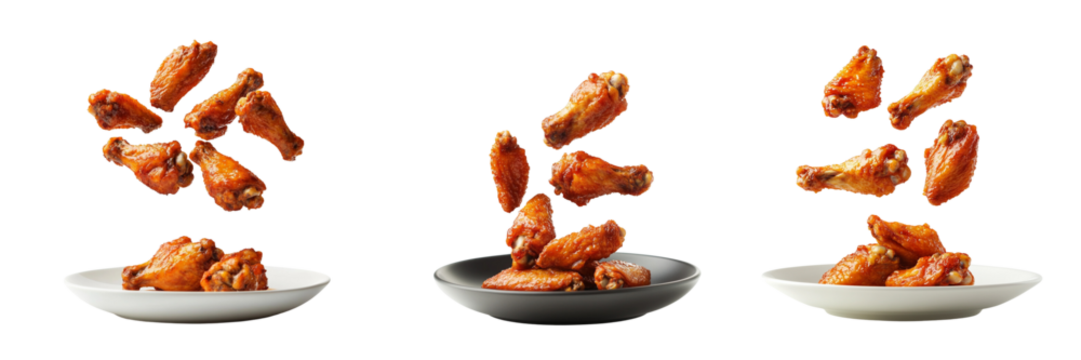  Chicken Wings ,isolate on white background