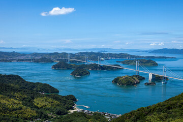 しまなみ海道、愛媛県、日本