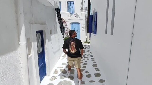 wandering around parikia in paros