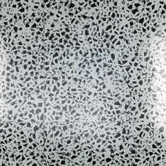 black and white terrazzo pattern background