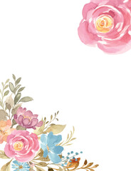 floral background pink flowers